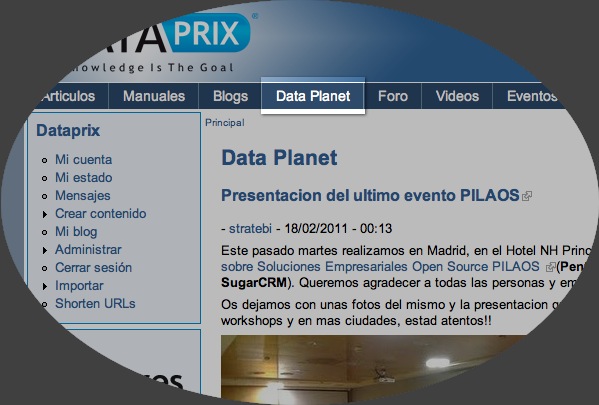 Data Planet de Dataprix, el Planet sobre Tecnologías de la Información
