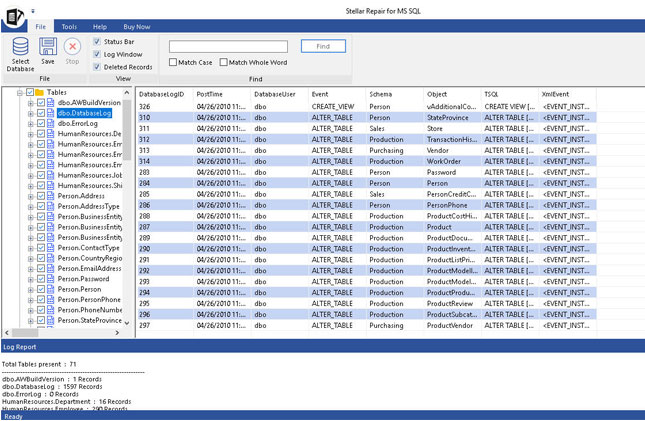 Stellar Repair SQL Server