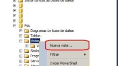 Creación de nueva vista desde la vista Diesño