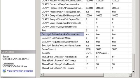 SSAS: Como quitarle al usuario administrador de sistema el acceso como administrador a nuestra instancia de analysis services