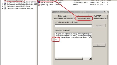 Recuperar contraseña de SA en SQL Server