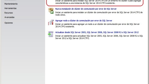 Instalacion de SQL Server 2014