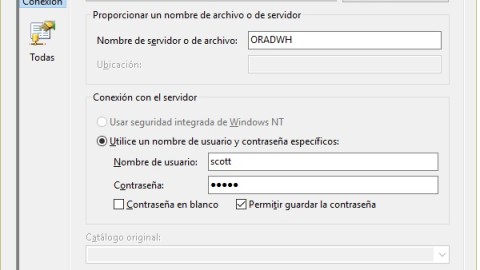 Administrador de conexiones SSIS OLEDB a Oracle