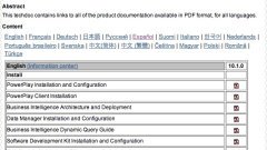 Documentación de IBM Cognos BI