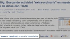 Registro para comentar entradas de blog