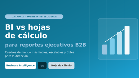 BI vs hojas de cálculo para informes ejecutivos B2B