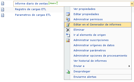 SSRS Agregar suscripción controlada por datos
