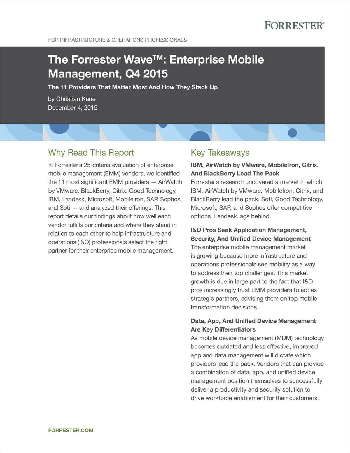 Forrester EMM report