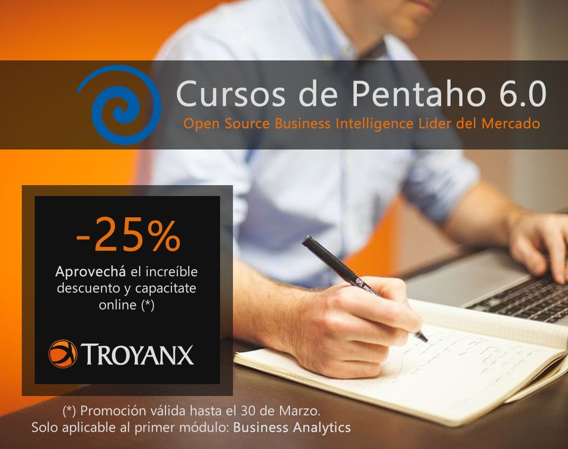 Descuento en curso online de Pentaho