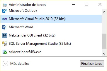 Visual Studio de 32 bits