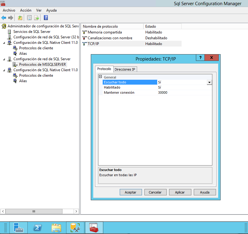 SQLServer Configuration Manager