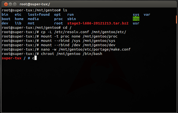 Consola de Linux