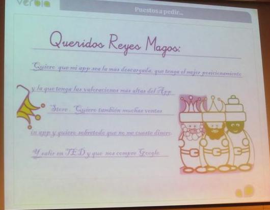 Carta a los reyes magos para desarrolladores de apps