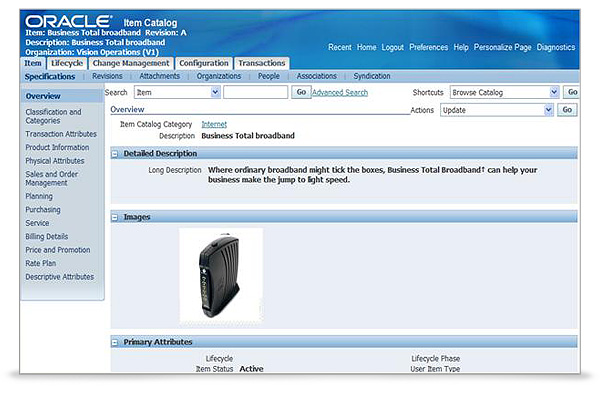 Oracle MDM Product Hub