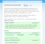 Update de Drupal core y módulos