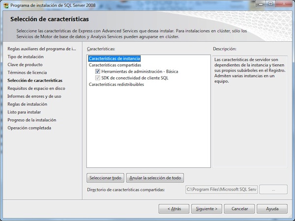 Agregar SQL Server Management Studio