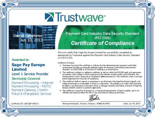 Certificado Trustwave