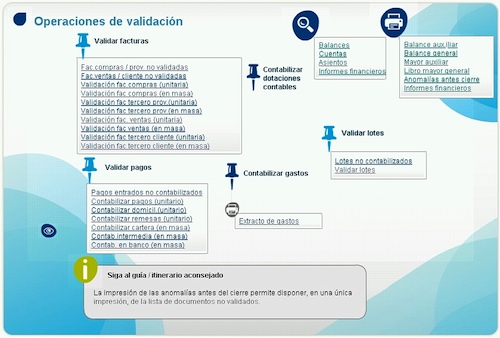 Sage ERP X3 Visual process financiero 