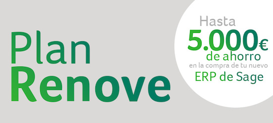 Plan renove ERP de Sage