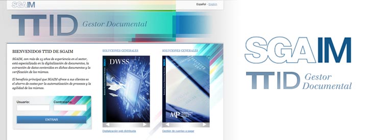 SGAIM actualiza la home de su gestor documental TTID