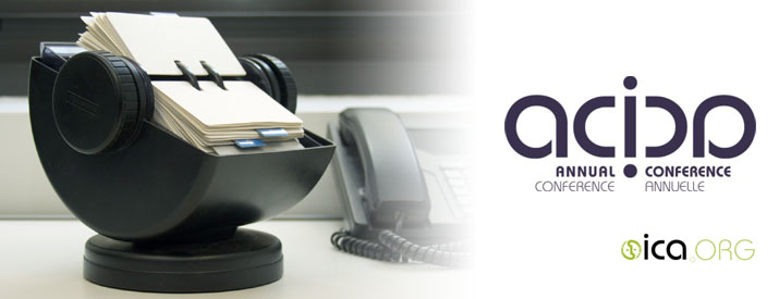 Primera conferencia anual del Consejo Internacional de Archivos, ICA