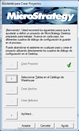 Asistente creación de proyectos