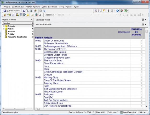 Informe inicial en analisis de asociacion con MicroStrategy