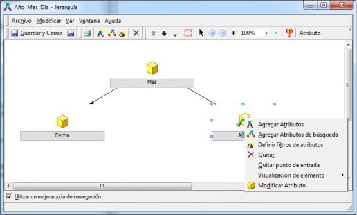 Jerarquia de usuario en Microstrategy