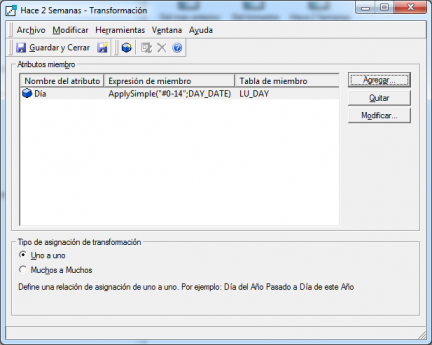 Transformaciones en Microstrategy