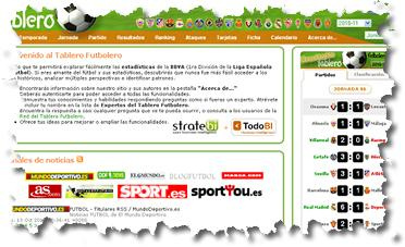 Tablero futbolero screenshots