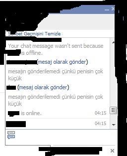 "Your message could not be sent because of your tiny penis"