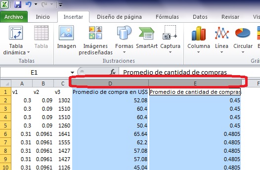Generar recta de regresion con excel