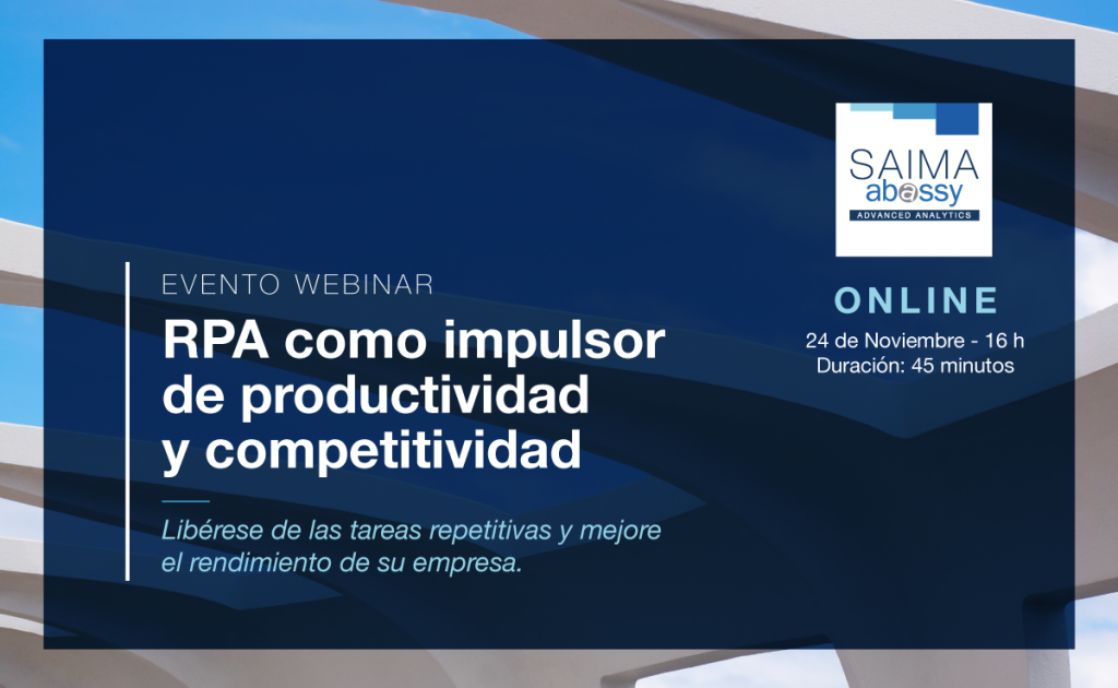 Webinar RPA como impulsor de productividad y competitividad 