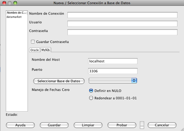 Conexion de Oracle SQL Developer con MySQL